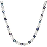 Valero Pearls Parel ketting Sterling zilver Gekweekte zoetwaterparels wit