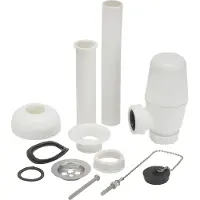 Mueller PVC plug-bekersifons 5/4x32 wit