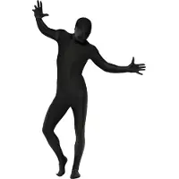 Smiffy Second skin suit zwart