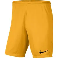 Nike Park III Voetbalbroekje Kids Geel Zwart