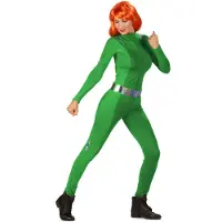 Vegaoo - Groen spion kostuum voor dames