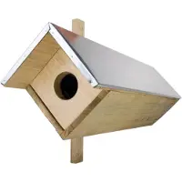 Esschert Design Steenuilenkast - Uilenkast - - Houtkleur - NK44