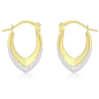 Lucardi Oorbellen 'Klassisch' goud / zilver