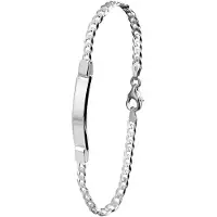 Lucardi Armband 'Basic' zilver