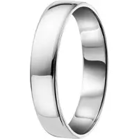 Lucardi Zilveren ring glad 4mm