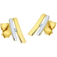 Lucardi Oorbellen goud / zilver