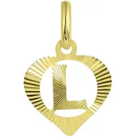 Lucardi Hangers 'Buchstabe' goud