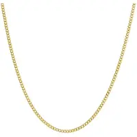 Lucardi 14 Karaat geelgouden ketting gourmet 0,81mm