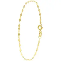 Lucardi 9 karaat armband met fantasie schakels