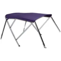 OceanSouth Bimini 3 Bows Awning Zilver 190/210 cm