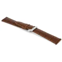 Claudio Calli Horlogeband F335 Croco Cognac Leer 18x16 mm