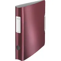 Leitz Ordner Active Style rug van 5 cm, granaatrood - 2 stuks