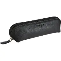 Maverick Leren pen etui Maverick met ritssluiting - ovaal