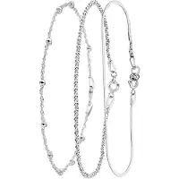 Lucardi Sieraden set 'Basic' zilver