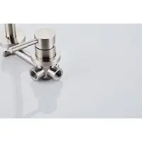 Saniclear Exclusive 304-RVS inbouw wastafelkraan eenhendel