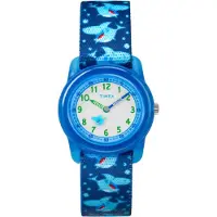 Timex Time Machines TW7C13500 Horloge - Textiel - Blauw - Ø 29 mm
