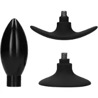 Ouch! Interchangeable Butt Plug Set - Rounded Large
