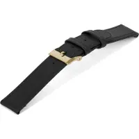 Claudio Calli Horlogeband G113Z Classic Zwart Zilver 20x20 mm