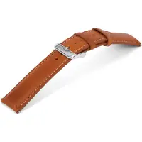 Claudio Calli Horlogeband G412 Gevuld Riviera Cognac Leder 20x18 mm