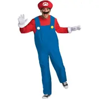 Vegaoo Mario Deluxe outfit voor volwassenen