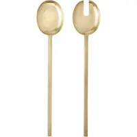 Ferm Living Fein saladebestek 2-delig Messing