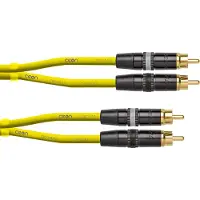 Cordial DJ-RCA3Y CEON 2x RCA kabel 3 meter, geel