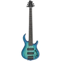 Sire Marcus Miller M5-5 Swamp Ash Transparent Blue 5-snarige elektrische basgitaar
