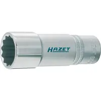 Hazet Dopsleutel 900TZ-14 · 1/2 inch (12,5 mm) vierkant hol · Buitentwaalfkant tractieprofiel · SW 14 mm