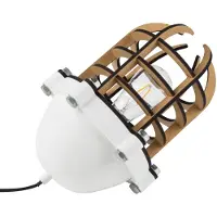 Zuiver wandlamp Ovale vorm van zwarte aluminium - 28 x 28 x 18 cm - 220 V