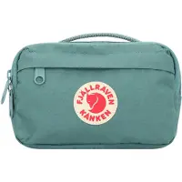 Fjällräven Heuptas 'Kanken' crème / jade groen / rood