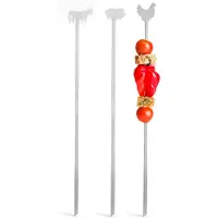 Sagaform Vleespen BBQ - Zilver