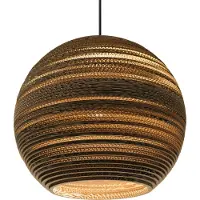 Graypants Scraplight Moon Hanglamp Natural | Moon 18 (Ø 45 cm)