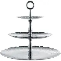 Alessi Etagère Dressed X-Mas Stainless Steel 3-Laags 31 cm
