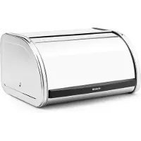 Brabantia Broodtrommel - met Schuifdeksel - Medium - Brilliant Steel