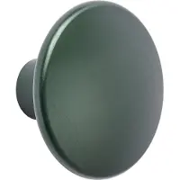Muuto The Dots kledinghaak metaal 5 cm Dark green
