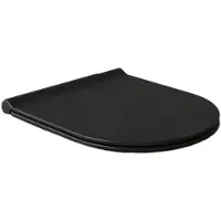 Salenzi Form Slim toiletzitting mat zwart
