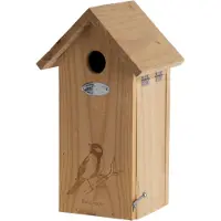 Esschert Design Best for Birds Koolmees silhouet vogelhuis
