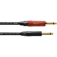 Cordial 11214 Jackplug Instrumenten Aansluitkabel [1x Jackplug male 6,3 mm (mono) - 1x Jackplug male 6,3 mm (mono)] 3 m Zwart