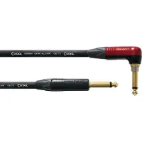 Cordial 11218 Jackplug Audio Aansluitkabel [1x Jackplug male 6,3 mm (mono) - 1x Jackplug male 6,3 mm (mono)] 3 m Zwart PVC-mantel