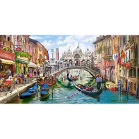 Castorland Charms of Venice – Puzzel – 4.000 stukjes – Satijnen afwerking – Perfecte pasvorm – Europese kwaliteit