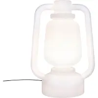 QAZQA Vloerlamp wit 110 cm IP44- Storm Extra Large