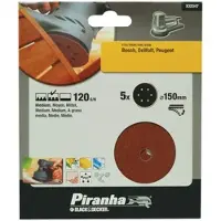 Piranha schuurschijf K120 150 mm 5 stuks X32347-XJ