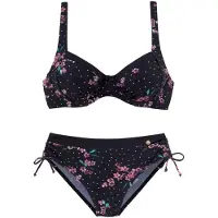 LASCANA Bikini 'Wire Osaka' zwart