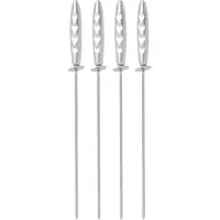 Mustang 4 stuks luxe RVS spiesen 46 cm