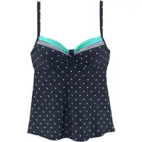 LASCANA Tankinitop 'Monroe' navy / turquoise