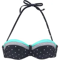 LASCANA Bikinitop 'Monroe' blauw / turquoise