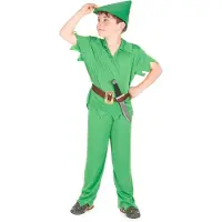 Vegaoo - Lichtgroen Robin hood pak voor jongens