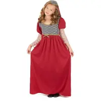 Vegaoo Middeleeuwse hofprinses outfit voor meisjes