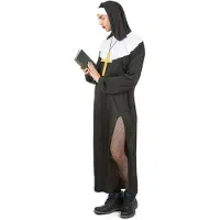 Vegaoo Humoristisch nonnen outfit voor mannen