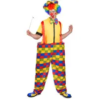 Vegaoo Wijde clown outfit voor mannen